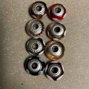 8 Pandora charms Murano